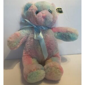 NWT Bearington Bears Candi Plush Stuffed Teddy Bear Rainbow 12"